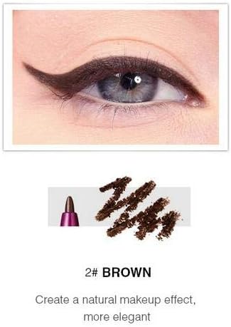 Matte Eyeliner Pencil Waterproof Long Lasting 24 Hours Smooth Kajal Liner Black Brown Eye Contour Pen