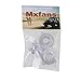 Mxfans 2 PCS Aluminum Alloy SCX0013 Silver Atomik Center Gear Box Mount for AXIAL SCX10 Electric 4WD RC 1:10 Model car