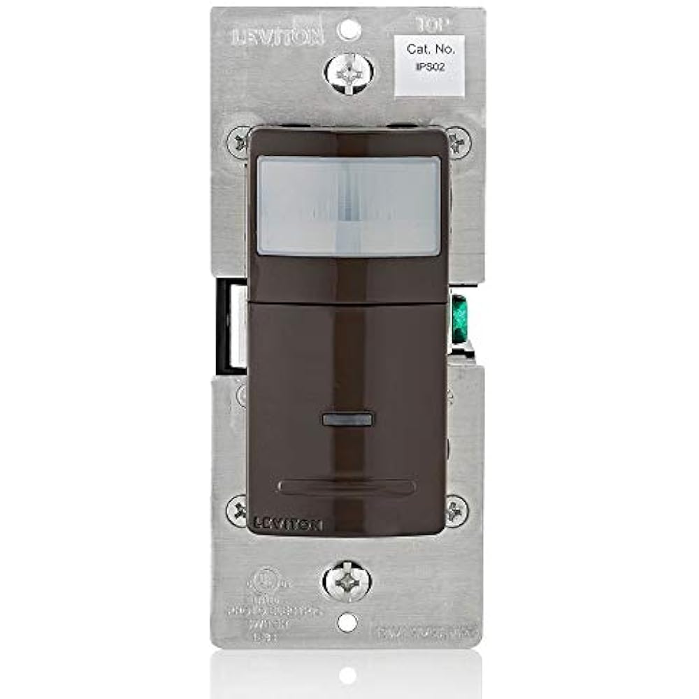 IPS02 1LB Decora Motion Sensor In Wall Switch Auto On 2 5A Single