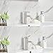VCCUCINE Contemporary Single Handle Brushed Nickel Bathroom Faucet, Laundry Vanity Sink Faucet With Two 3/8