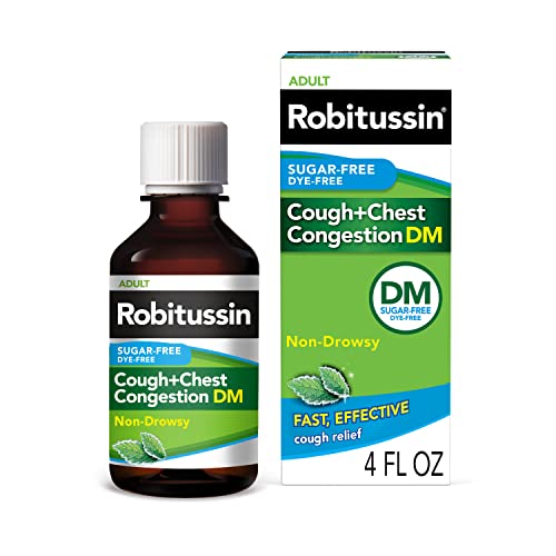 Robitussin Sugar Free Cough + Chest Congestion DM, Cough And Congestion