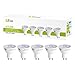LE MR16 GU10 LED Spotlight Bulbs, Dimmable, 50W Halogen Equivalent, 6.5W 500 Lumens , 5000K Daylight White, 38 Degree Beam Angle, for Art Galleries, Museums, Home, Hotels, Offices and More, Pack of 5