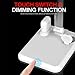 4 in 1 Wireless Charger LED Desk Lamp with USB Charging Port, Fast Wireless Charging Station Compatible with Apple Watch Airpods iPhone Xs Max/XR/X/8 Plus, Samsung S10+/S9+/S8/S7, (White)
