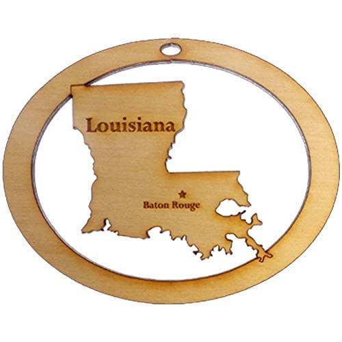 Personalized Louisiana Ornament Louisiana Souvenirs and