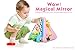 Zooawa Baby Soft Cloth Activity Book, 3D Stereo Animal Mirror Book Early Development Educational Cognitive Toy for Toddlers & Kids - Colorful