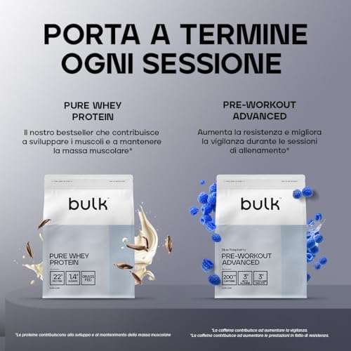 Bulk Creatina Monoidrato Polvere, Vaniglia, 500 g