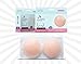 CHARMKING Nipple Covers 4 Pairs for Women, Reusable Adhesive Nipple Coverings, Invisible Pasties Silicone Cover