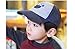 UQ Kids Cute Stars Cotton Adjustable Baseball Hats Sun Visors Grey