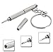 Premium-Quality Micro Precision Screwdriver Set - Eyeglasses, Sunglasses, Watches, Jewelry, Electronics, Repair Tool 3 in 1 Mini Stainless Steel Screwdriver Flat Head