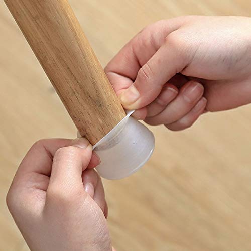 Furniture Leg Protection Cover, Table Feet Pad Floor Protector, Silicone Furniture Chair Legs Caps Covers for Home (16PCS)