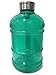 1/2 Gallon BPA Free FDA Approved Reusable Plastic Drinking Water Bottle Jug Container w/ Hand Holder Canteen and Stainless Steel Cap