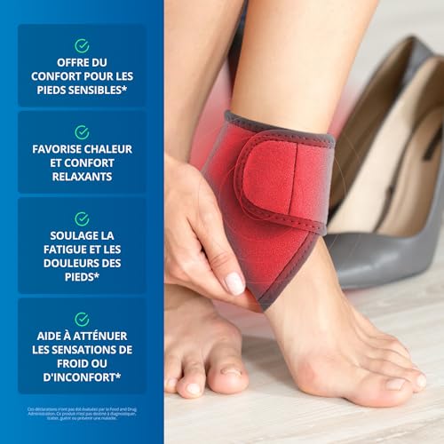 EMSense 3 in 1 Foot Massager, Electric Heated Foot Massager | 3 Massage Modes and Heating Function | Thermo Foot Massager, Foot and Ankle Massage Device to Relieve Fatigue
