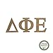 Desert Cactus Delta Phi Epsilon Wooden Letter Set Sorority 7.5 Inch Unfinished Wood