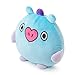 BT21 MANG Pong Pong Character Plush Figure Decorative Pillow Sofa Cushion, 14.2 x 13.4 Inches, Sky Blue