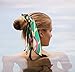 12Pcs Hair Scrunchies Scarf Satin Silk Elastic Hair Bands Hair Scarf Ponytail Holder Scrunchy Ties Vintage Accessories for Women Girls