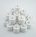 SAMYO Set of 24 Battery Flameless & Smokeless LED Tealight Candles - Pink/Purple Candlelight