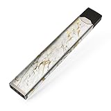 Skin Decal Vinyl Wrap for JUUL Vape Skins Stickers Cover / Marble White Gold Flake Granite