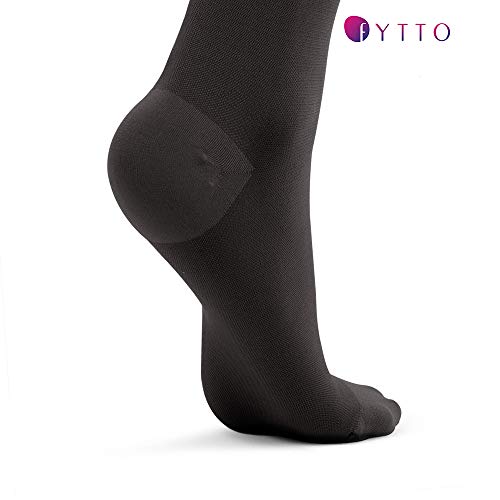 image for Fytto 2026 Women's Microfiber Compression Pantyhose, 15-20mmHg Support