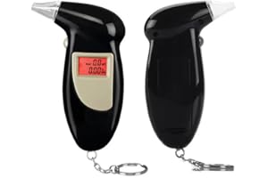 Amacam Alcohol Breathalyzer Portable Breath Tester AT-100 Accurate Digital Display Convenient Lightweight Pocket Design A Mus