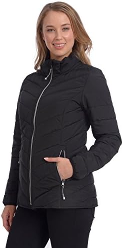 RedX Canada Women's Plus Size Polyfill Winter Jacket (Black, 1X)