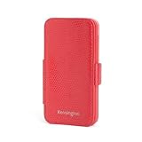 Kensington K39618WW Portafolio Duo Folio Wallet Case and Stand for iPhone 5 - 1 Pack - Carrying Case - Retail Packaging - Red Snakeskin