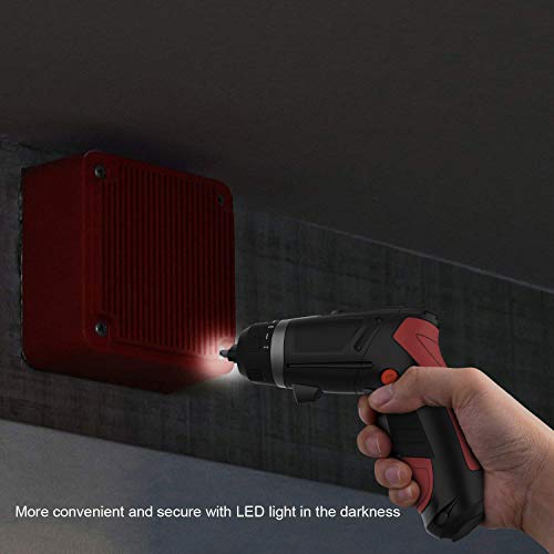SALEM MASTER Cordless Screwdriver Electric Rechargeable Screwdriver 4.8V Lithium Ion Power Screw Guns with Battery Indicator for Household, Newbies and Experienced (Mid) - Thumbnail 4