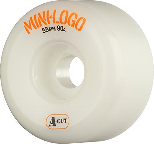 Mini Logo A-Cut Hybrid White Skateboard Wheels - 55mm 90a 