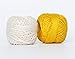 LE PAON Soft 10g Cotton Balls Rainbow Colors of Size 8 Perle/pearl Cotton Threads for Crochet, Hardanger, Cross Stitch, Needlepoint Hand Embroidery. All Different Colors (colorful Series)