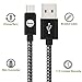 SGIN Micro USB Cable,3-Pack 10ft Nylon Braided Charging Cord - Extra Long USB 2.0 Sync and Charge for Android Devices, Samsung Galaxy, Sony, Motorola Nokia,and More(Black White)