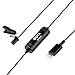 Lapel Lightning Mic Vlog, 236''/6m BOYA BY-DM1 Lavalier Microphone Clip-on with IOS Interface for iPhone X 8 7 Plus SE 6 6s iPad Pro Mini iPOD TOUCH for Youtube Video Vblog Podcast Micro Film