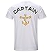 Funny World Men's Captain Costume T-Shirts