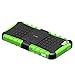 iPhone 5 Case,Armor Heavy Duty Rugged Dual Layer Hybrid Shockproof Case Protective Cover for Apple iPhone 5 5S SE with Built-in Kickstand (Green)