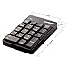 Sunreed Numeric Keypad, Full-size 18 Keys Wireless Mini USB Number Pad Keyboard with 2.4G Numeric USB Receiver for Laptop Desktop PC Notebook