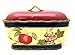Tuscany Garden Colorful Hand Painted Mixed Fruit Breadbox/Toast Jar, 8975 by ACK