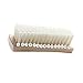 OUNONA Multi-use Clothes Shoes Shine Brush,Soft Nylon Bristles Laundry Cleaning Brush with Wooden Handle for Down Jackets and Coats (White)
