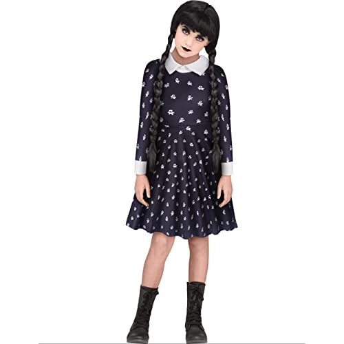 cefirature Wednesday Addams Girls Halloween Costume Toddler Family