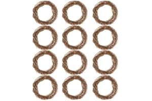 14" Natural Grapevine Wreath by Ashland - Ready-to-Decorate Rustic Home Decor for Weddings, Birthdays, Parties, and Holidays - Bulk 12 Pack