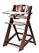 Height Right High Chair with Tray, Mahogany