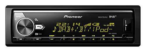Pioneer Mvh-X580Dab | Autoradio 1Din avec Rds | Dab / Dab + | Bluetooth | Usb | Entrée Aux | Mains Libres Bluetooth | Compatible avec Android et Ipod / iPhone