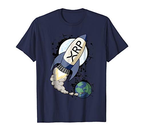 HODL Ripple Token - XRP Cryptocurrency BlockchainXRP Skyrockets in a Crypto BULLRUN, Ripple Millionaire Coin T-ShirtOEKO-TEX STANDARD 100