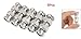 uxcell 5x BNC Male To Male Coupler Straight Adapter Connector M/M