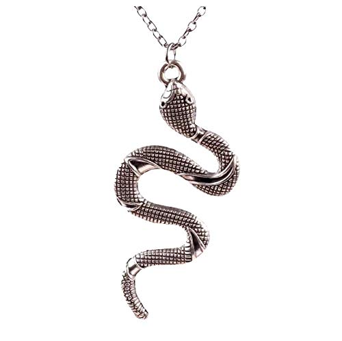 CrownOfRibbons Snake Necklace, Serpent Jewellery for Her or Him, in an Organza Gift Bag