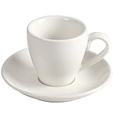 ionEgg Porcelain Espresso Cup with Saucer, Espresso