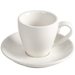 ionEgg Porcelain Espresso Cup with Saucer, Espresso
