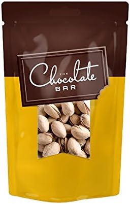 Freshly Roasted Unsalted Pistachio Nuts in Shell, 16 ounce Pouch Bags (1lb) - The Chocolate Bar