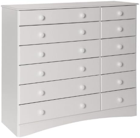 Scandi white 6+6 wide chest
