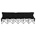 Yaheetech Portable Folding Bench 6-Seat Fabric Outdoor Chair for Teamwork Activities, Sports, Party, Open and Closed Easily with Carrying Bag