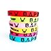 Fanstown Kpop B.A.P. MATOKI Member Merchandise BAP Accessories 3D 6pc MATO Wristband BangYongGuk HimChan DaeHyun Youngjae Zelo Color Bracelet