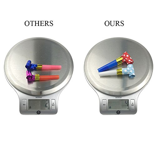 4 Musical+Metallic+Noisemaker+Blowouts+Whistles