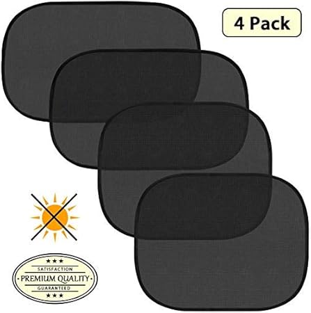 Amazon Co Jp Pudolla車用サンシェード 車窓日よけ Uvカット 遮光 赤ちゃん 目隠し 簡単着脱 収納袋 コンパクト 4枚セット 車 バイク